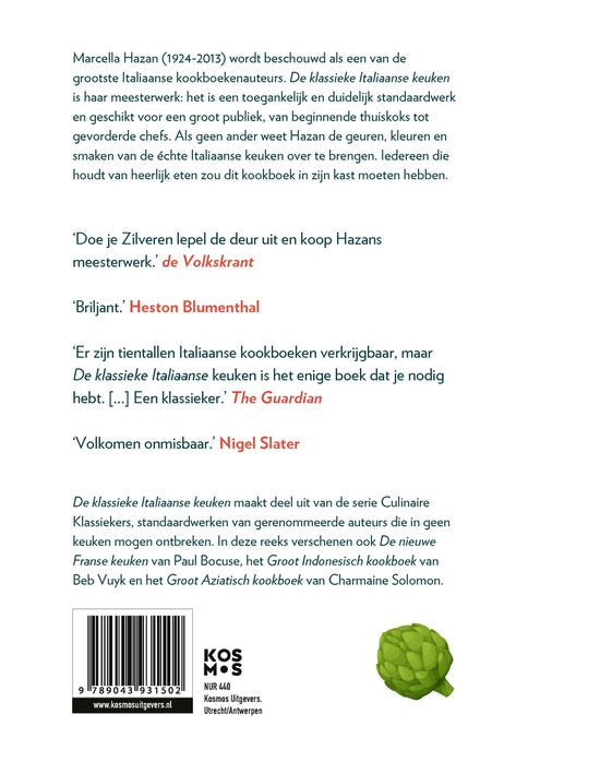 Culinaire Klassiekers: De Klassieke Italiaanse Keuken - Marcella Hazan