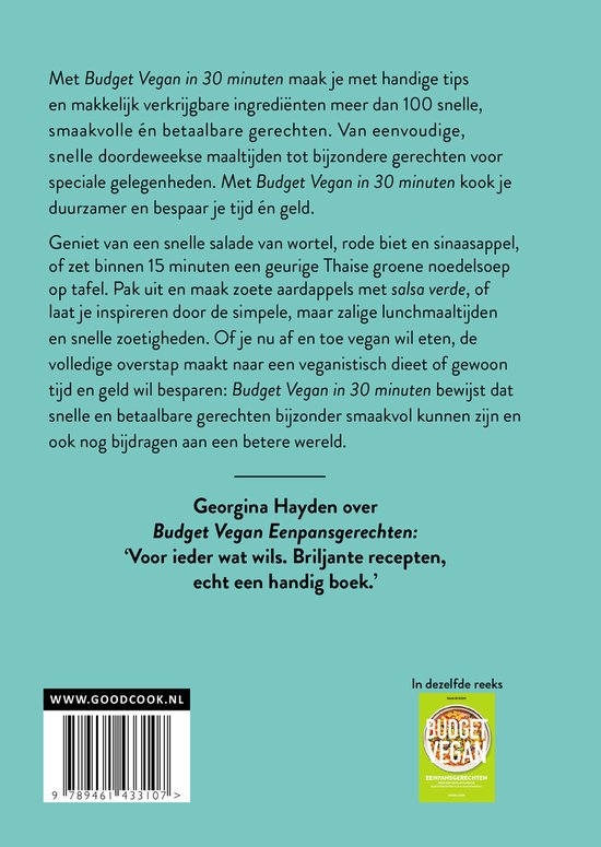 Budget Vegan in 30 minuten