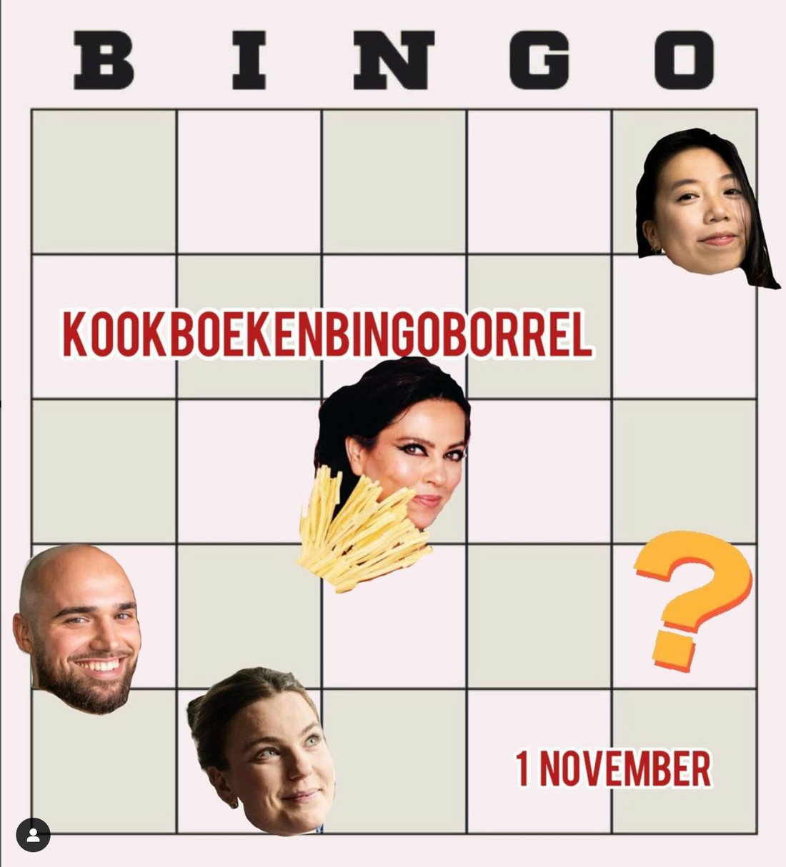 Kookboeken Bingo Borrel