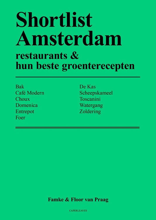 Shortlist Amsterdam Groen - Famke & Floor van Praag